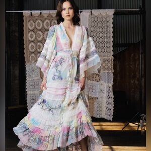 VERY RARE fillyboo Embroidered maxi dress/duster - Santa Monica Tie Dye
S